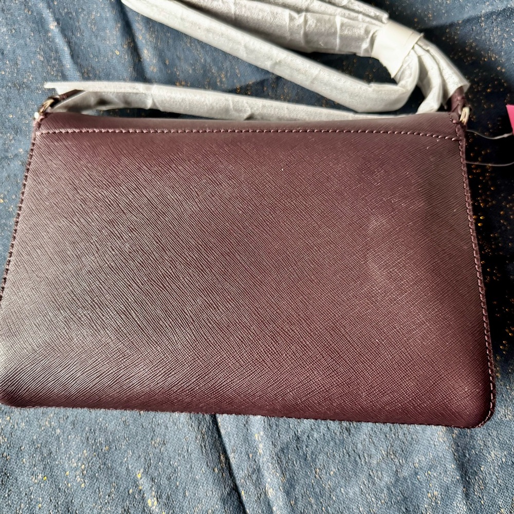 Kate Spade Brown Crossbody Bag Minimalist Design - Picture 11 of 11